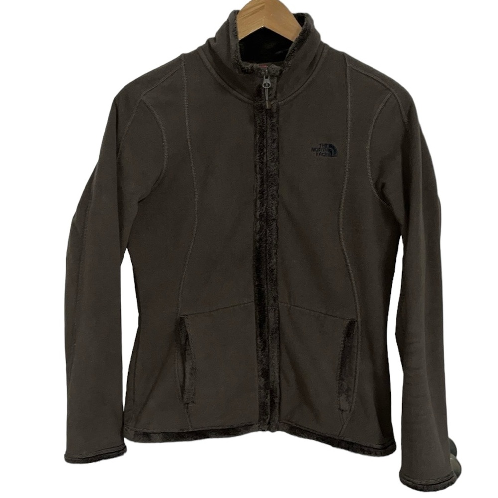 The North Face Women’s Sherpa Lined Fleece Jacket Brown (Medium)